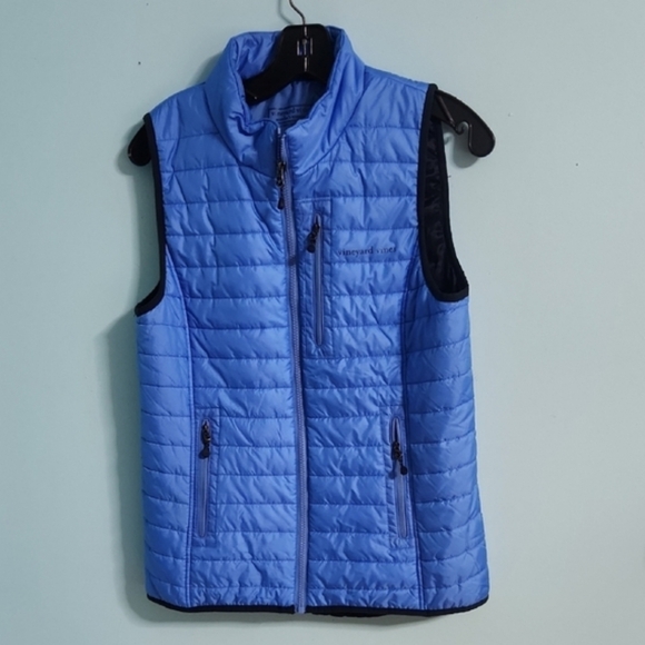 Vineyard Vines Jackets & Blazers - Vineyard Vines Blue Quilted Vest